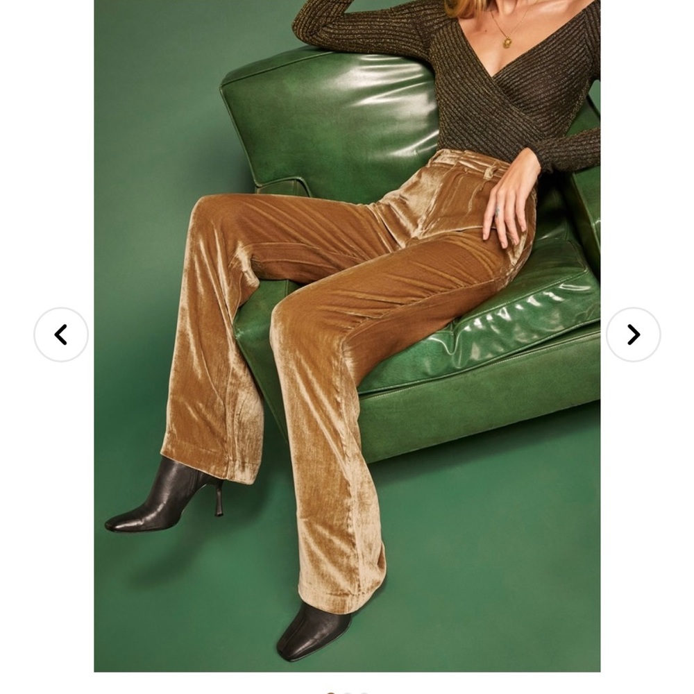 Reformation Wes Pant in Reyes, size 8